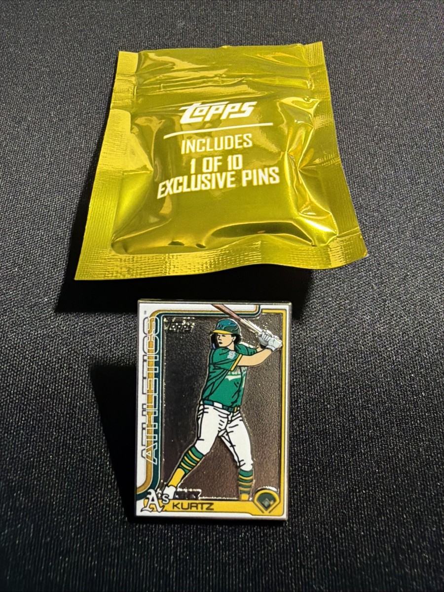 Nick Kurtz 2025 Topps Update Series (SSP) Rookie Enamel Pin Box