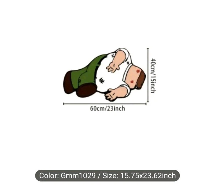 Alfombra roja Family Guy Prank hecha a mano Tuft Thug Mafia Xbox PS Scarface GTA 6 novedad Foto 2 de 2