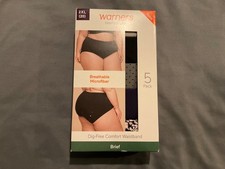 Brand New Warners Blissful Benefits Briefs 2XL 20 5 Pk Microfiber Underwear