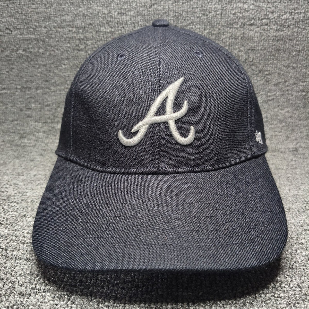 47 Atlanta Braves Black Adjustable Snapback Baseball Cap Hat