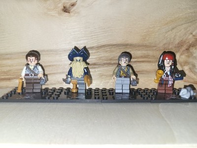 Fluch der Karibik 4 Figuren Davy Jones Will Turner Joshamee Gibbs Jack Sparrow