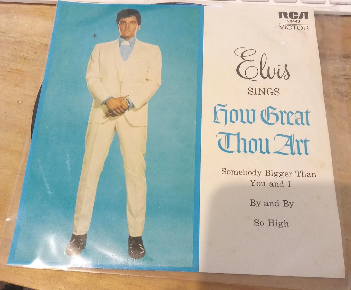 Elvis Presley-Elvis Sings How Great Thou Art-VINYL 7" EP in Plastic Sleeve