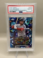 2025 Topps - Alex Bregman Hidden Gems - Alexandrite /5 PSA 10!