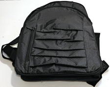 NEW Thirty One Deluxe Backpack Black Quilted School Travel Laptop