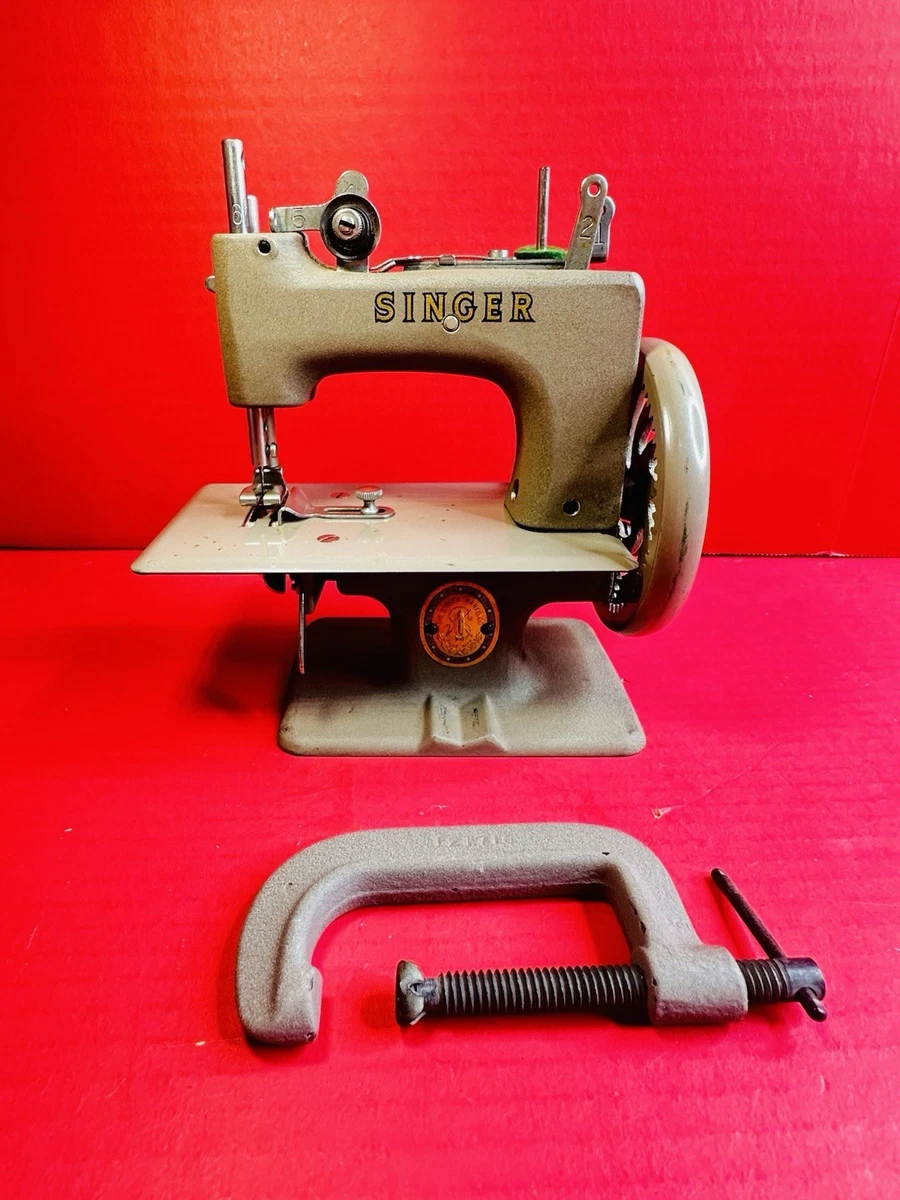 Vintage Original Child-sized Sewing Machine Collectible Sewing