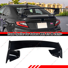 For 2022-2026 Subaru Wrx Sti Sedan Oe-style Abs Painted Black Trunk Spoiler Wing