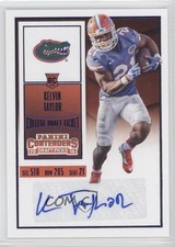 2016 Contenders Draft Picks College Ticket Blue Foil Kelvin Taylor #250 Auto 0g4