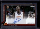 2025-26 Topps Chrome Khaman Maluach Auto Autograph RC #TCAR-KM Suns Rookie