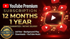 Youtube Premium/Music 📺🎶📲 FULL YEAR ✅ Guaranteed !!!