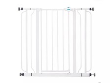 Regalo Wall Safe Extra Tall Walk Through Safety Gate; openings between 29-41.5"
