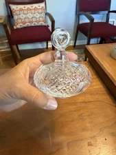 Waterford Crystal Heirloom Wedding perfume Bottle With Dauber (New) With Tags