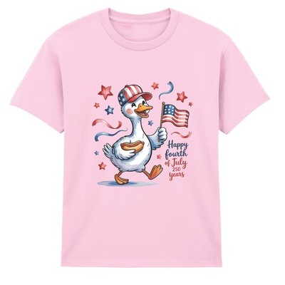 Happy Fourth Of July 250 Jungen Mädchen Kinder T-Shirt Patriotische Ente 4. Juli Geschenk