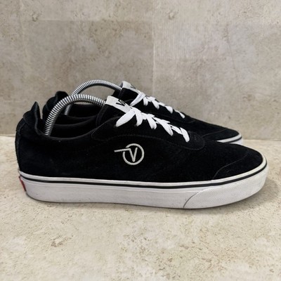 Vans Sport Vulc Sneakers Mens 9.5 Black Suede Skate Shoes Low Atheltic Casual