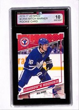 2016-17 UD NHCD Rookie Mitch Marner Auto KSA 10 (Free Shipping $100+) BCGA6