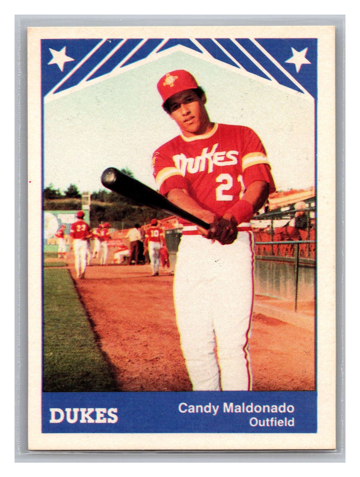 1983 TCMA ALBUQUERQUE DUKES - CANDY MALDONADO #14 RC