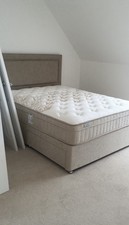 King Size Divan Bed With Drawers And Headboard - mattress not included 