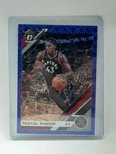 Pascal Siakam 2019-20 Donruss Optic NBA - BLUE VELOCITY #19 - Toronto Raptors