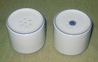 BING & GRONDAHL SOFT GREY & BLUE PORCELAIN SALT PEPPER SHAKERS DENMARK MC MODERN — photo 6