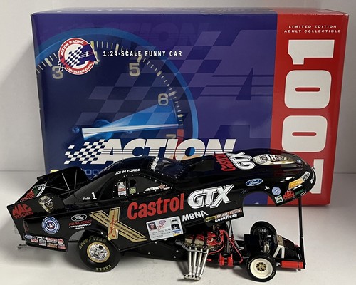 Action NHRA 2001 John Force Castrol GTX-10X NHRA Champion 1:24 Funny Car MINT - Picture 12 of 24