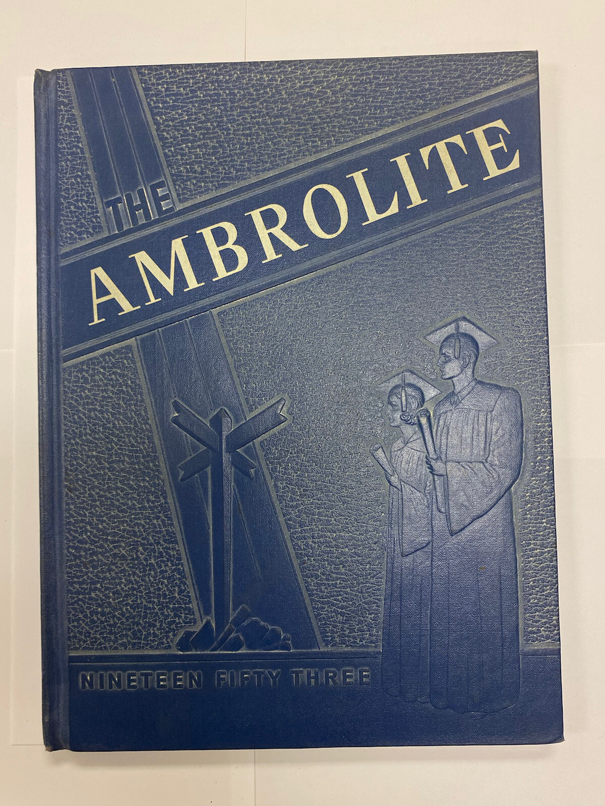 St Ambrose High School Yearbook Ambrolite 1953 Ironwood Michigan eBay