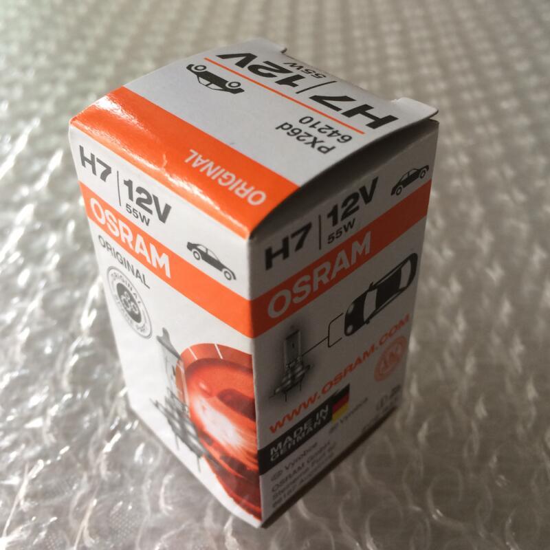 Osram H7 Car Headlight 12V 55W PX26D 64210 ORIGINAL Car Light