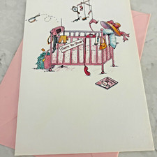 Hallmark Born to Shop Congratulations Baby Girl Greeting Card with Envelope