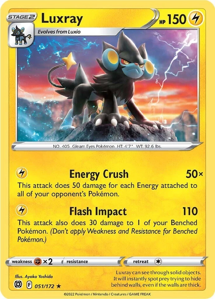 Luxray 051/172 Swsh09: Brilliant Stars