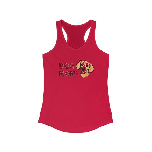 Dog Mom Racerback Tank Top - Perfect Gift for Dog Lovers - Picture 34 of 35