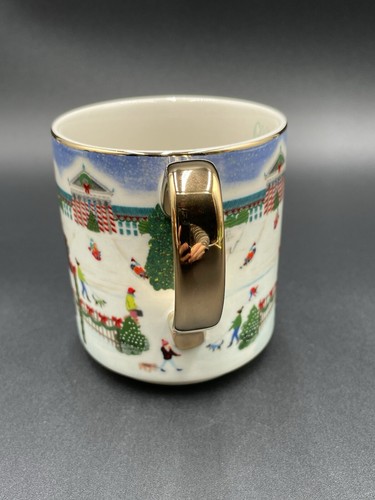 Anthropologie Holiday in the City Steinzeug Becher 2024 Philly 13 Unzen 4" Neu - Bild 3 von 12