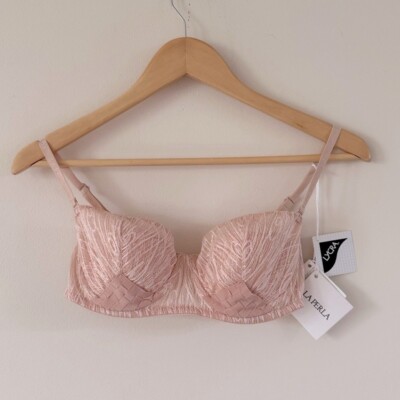 NWT La Perla Italy Convertible Bras in Nude Size 32C