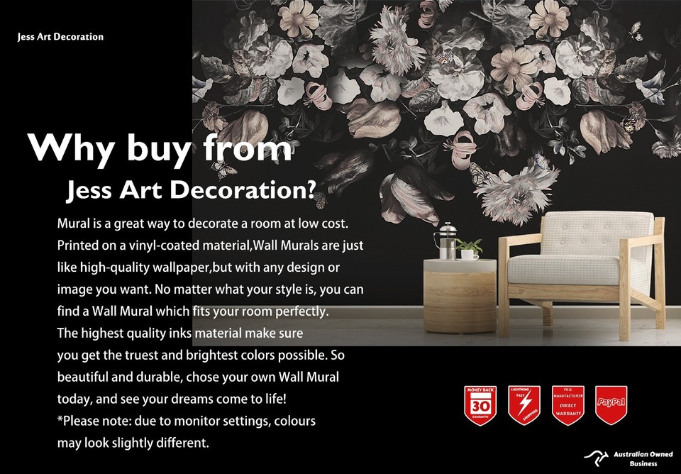 3D Pizza Poster Selfadhesive Removeable Wallpaper Wall Mural eBay