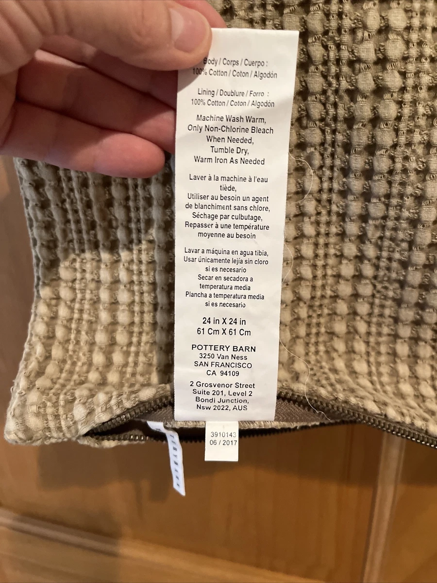 Pottery barn honeycomb hot sale pillow