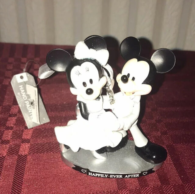 Disney Parks Mickey And Minnie Wedding Bride And Groom Ornament New | eBay