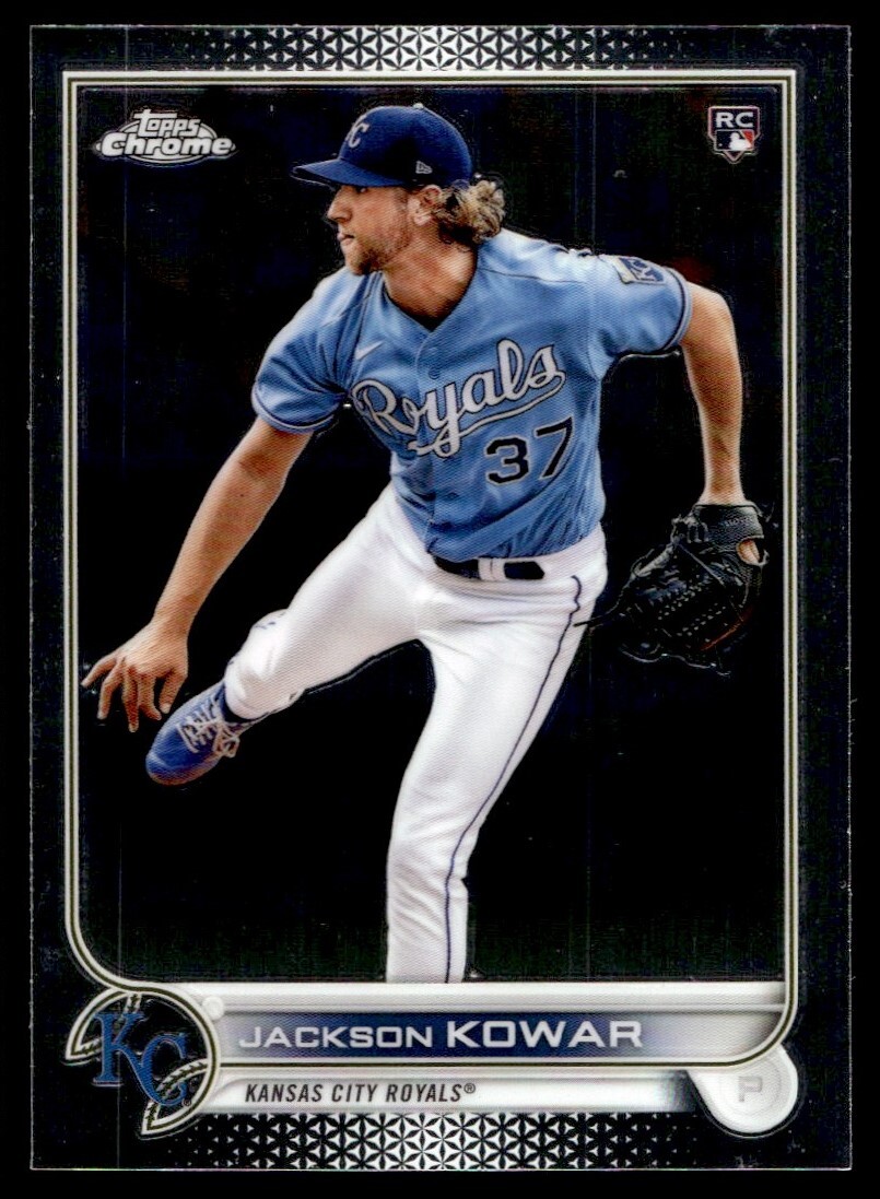 2022 Topps Chrome Jackson Kowar Rookie G10 Kansas City Royals #188