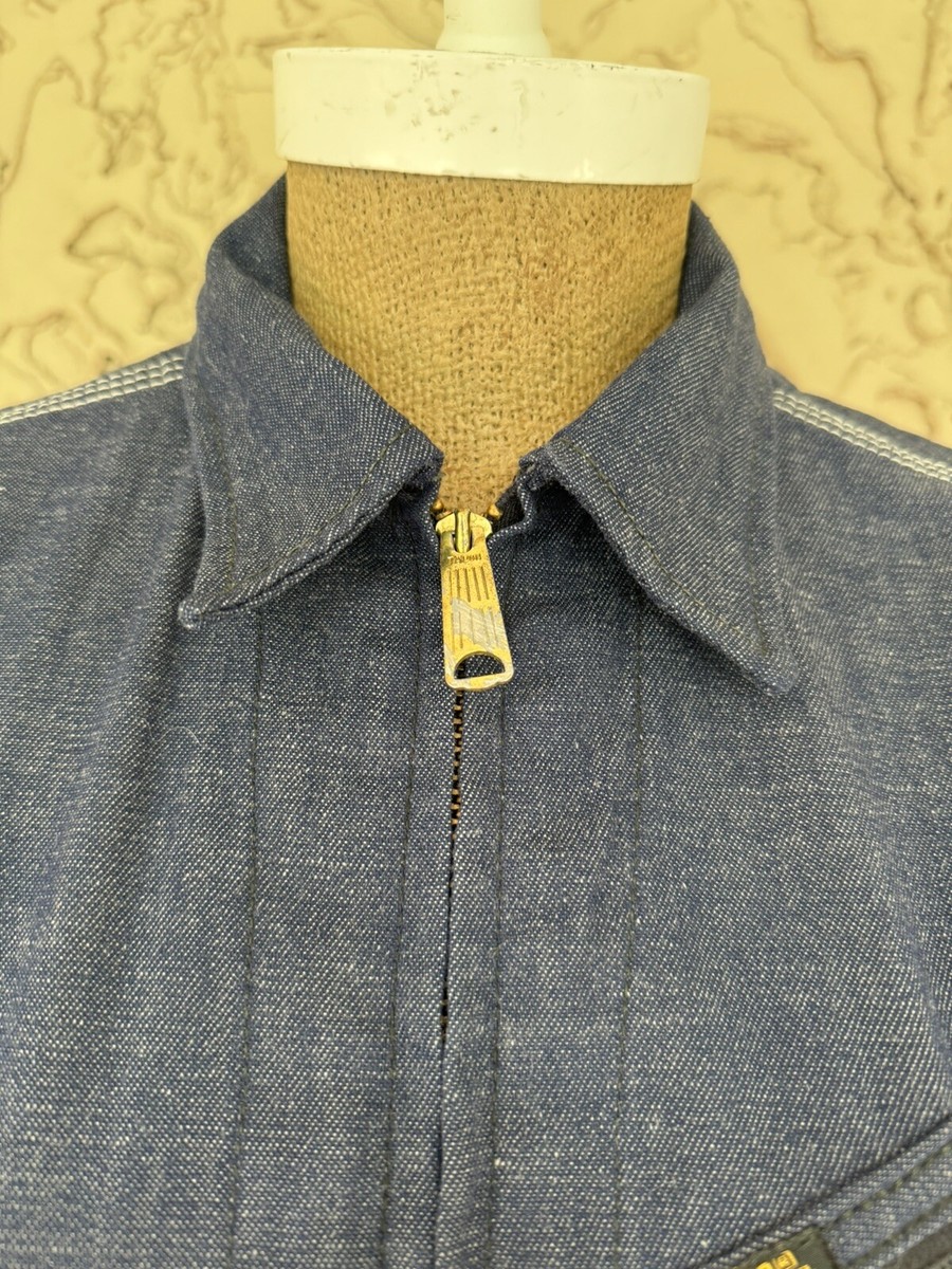 Vintage LEE 91-B Denim Work Chore Jacket Coat USA Made Jelt Vintage LEE 91-B Denim Work Chore Jacket Coat USA Made Jelt