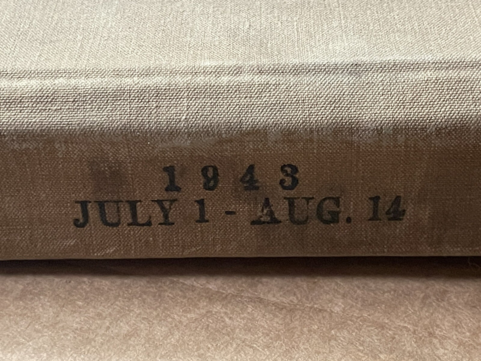 1943 JAMESTOWN POST JOURNAL NEWSPAPER, NY, COMPLETE BOUND RUN, JULY