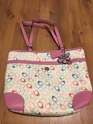 coach purses multicolor