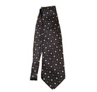 LANVIN Mens Necktie Polkadot Navy Cream Orange France 🇫🇷 — photo 4