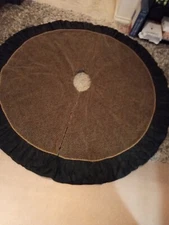 animal print top of the line christmas tree shirt 64 inches