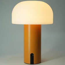 Cordless Mushroom Table Lamp Waterproof Shower Lamp Battery Operated Table Lamp