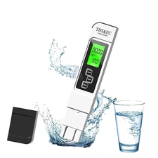 New 4 in 1 TDS Meter - TDS EC & Temperature(°C,°F) Meter,Accurate & Reliable Dig