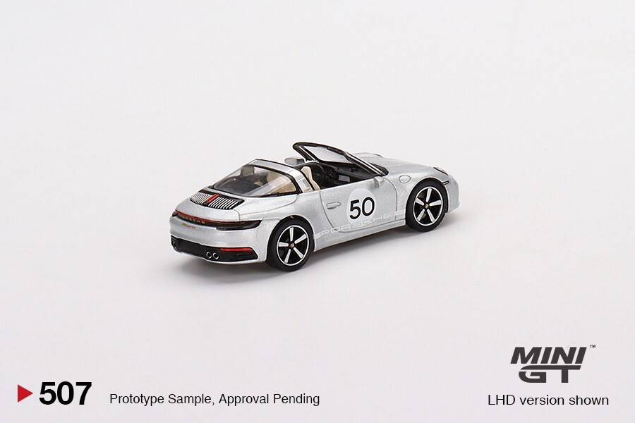 ミニカー MINI GT Porsche 911 Targa 4S Heritage 1/64 Mini GT Porsche 911 992 Targa 4S Heritage Design