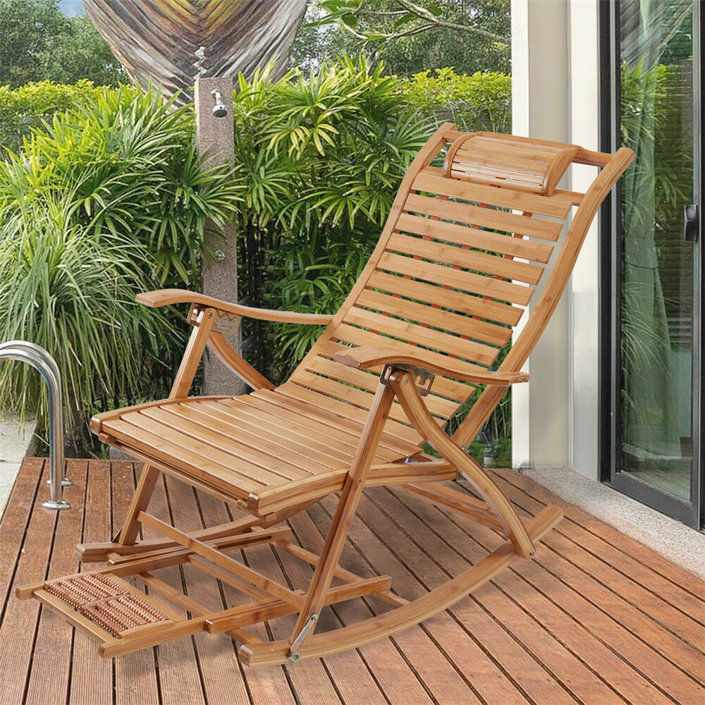 Scientific Outdoor Rocking Chairs Foldable Reclining Zero Gravity