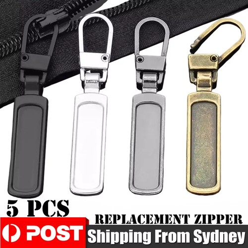 5PCS Replacement Zipper Pull Fixer Slider Puller Zip Head Repair Clothes Tool AU - Picture 2 of 9