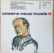 David Oistrakh, Otmar Suitner: Ernst H.Meyer- Violin Concerto/ Eterna 1st stereo