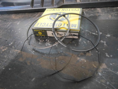 NOS MC Brand Keystone Dykes STD Piston Rings Yamaha 1973 DT2 311-11610 ...