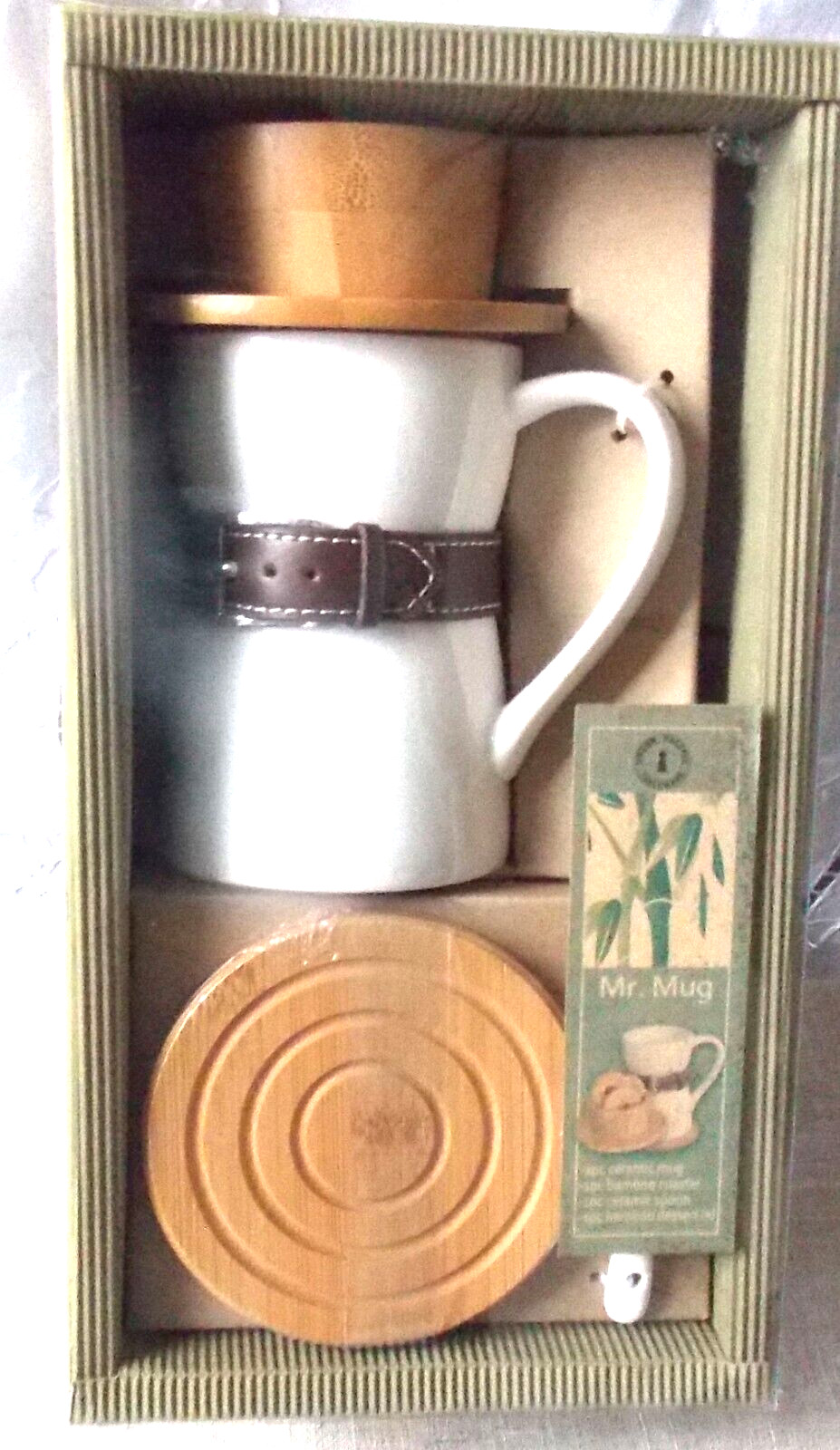 Mug en céramique Monsieur avec anse isolante et son coffret antichoc