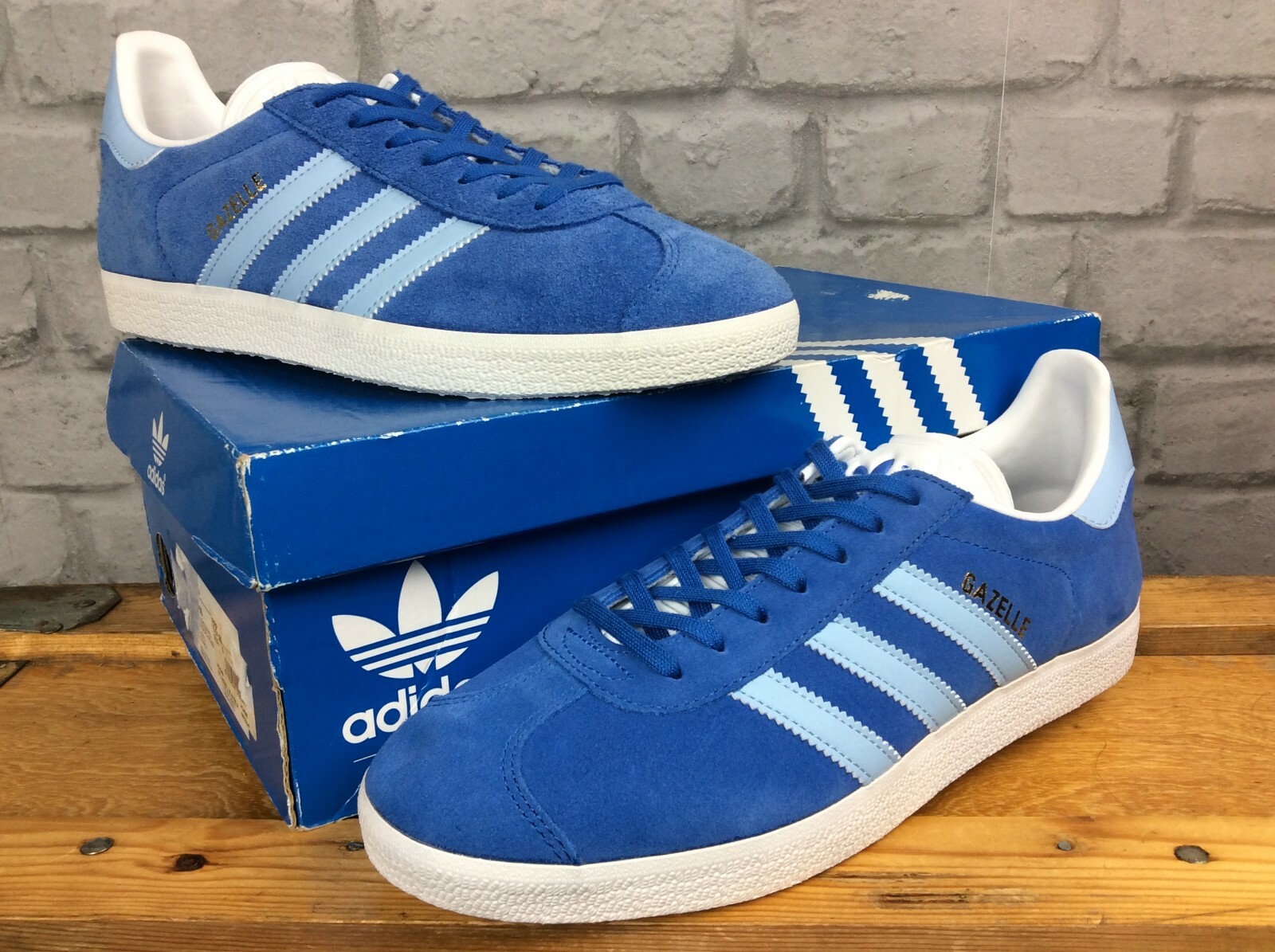 adidas gazelle blau weiß