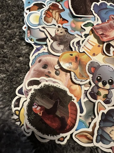 Lote aleatorio de 150 pegatinas de animales - Imagen 2 de 7