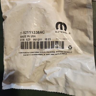 NEW 52111338AC Mopar Axle Seal Front Driver Left Side Inner Interior ...
